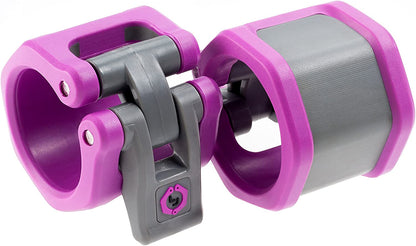 HEX and Sport Olympic Barbell Clamps 2 Pcs – Heavy Duty Bar Clamps for 2” & 50Mm Olympic Bars – Secure Weight Bar Clamps for Strength Training & Home Gym Accessories