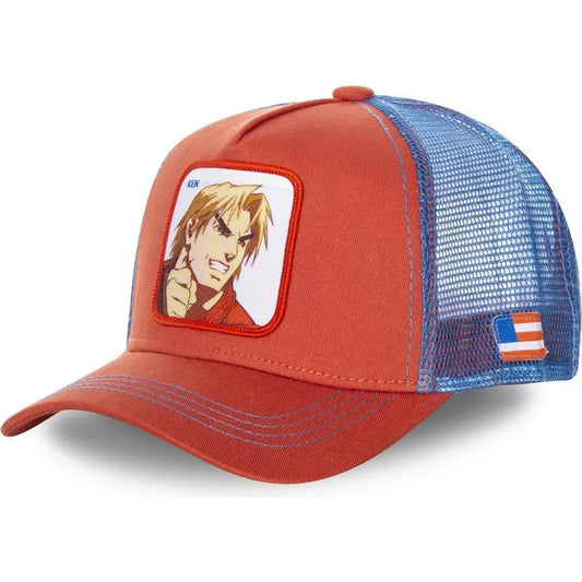 Game Street Fighter Hat Ryu KEN Chun-Li BLANKA Cartoon Baseball Hat Sunvisor Hat Leisure Net Hat
