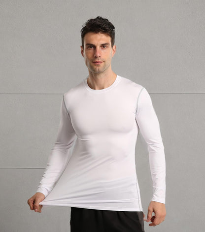 5 or 3 Pack Compression Shirts for Men Long Sleeve Athletic Workout Baseball Undershirt Football Base Layer