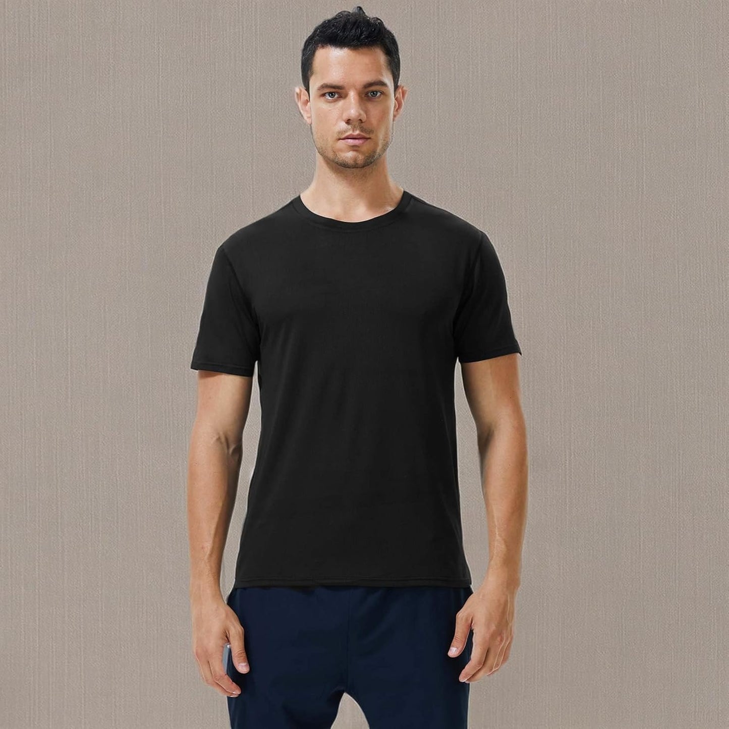Men'S T-Shirts Short Sleeve Compression Shirts for Men Workout Shirts