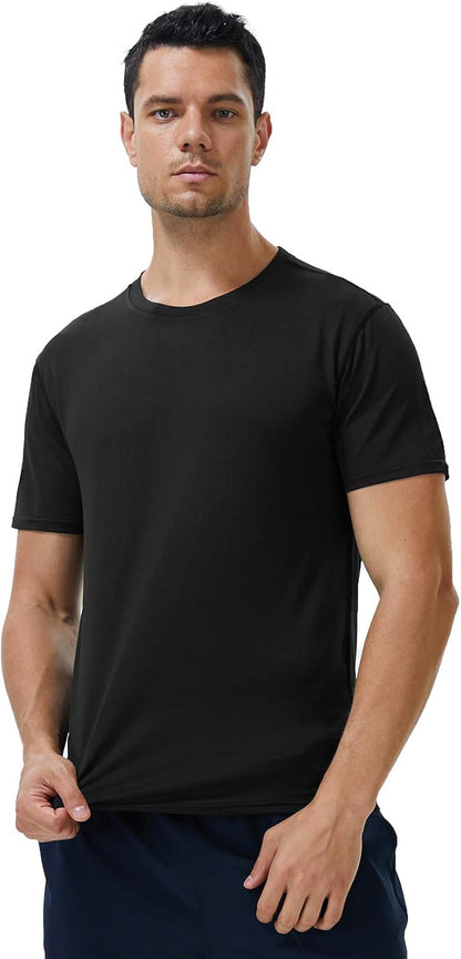 Men'S T-Shirts Short Sleeve Compression Shirts for Men Workout Shirts